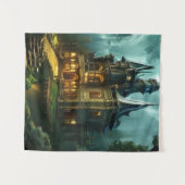 Dunkle Burg Wandteppich (Vorderseite (Horizontal))