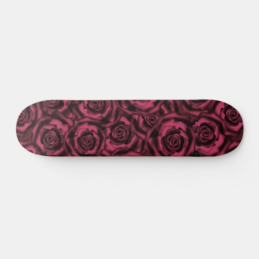 Dunkle Burgund-Rose. Skateboard (Horizontal)