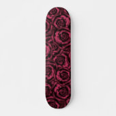 Dunkle Burgund-Rose. Skateboard (Vorne)