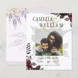 Dunkle Burgund Schwarze Rose Hochzeitsfest Winter