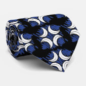 Dunkle Caidan sichelförmige QuerKrawatte Krawatte (Gerollt)