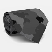 Dunkle Camouflage Krawatte (Gerollt)