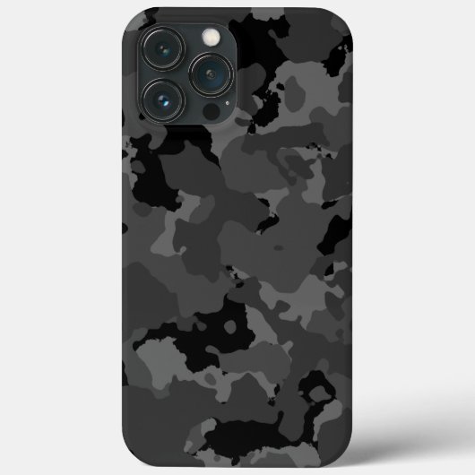 Dunkle Camouflage Muster Case-Mate iPhone Hülle (Rückseite)