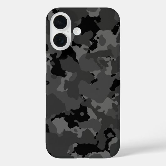 Dunkle Camouflage Muster Case-Mate iPhone Hülle (Rückseite)