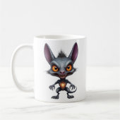 Dunkle Chupacabra Art Halloween Fantasy Creature Kaffeetasse (Links)
