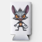 Dunkle Chupacabra Art Halloween Fantasy Creature Selters Dosenkühler (Rückseite)