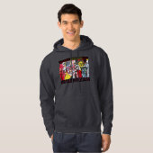 Dunkle Clowns Hoodie (Vorne ganz)