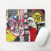 Dunkle Clowns Mousepad (Mit Mouse)
