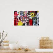 Dunkle Clowns Poster (Küche)