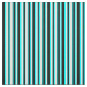 Dunkle Cyan-, Light Cyan-, Cyan- und Black Lines Stoff (Muster)