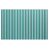 Dunkle Cyan-, Light Cyan-, Cyan- und Black Lines Stoff (Fat Quarter (45,7 x 55,9 cm))