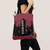 Dunkle Cyberpunk-Tasche Tasche (Von Nahem)