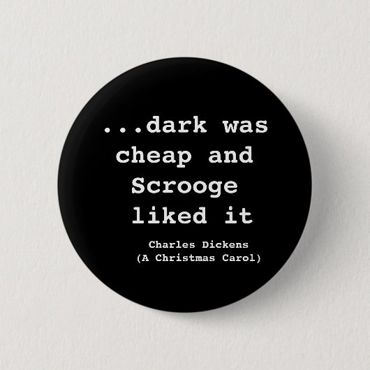 Dunkle-D Scrooge Sammlung Button (Vorderseite)