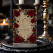 Dunkle Dahlia Spuk Ansammlung Einladung