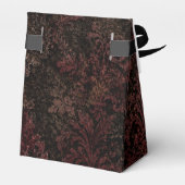 Dunkle Damast-Geschenkbox Geschenkschachtel (Rückseite)