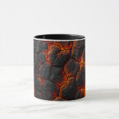 Dunkle Damast-Muster-Kaffeetasse Tasse (Zentrum)