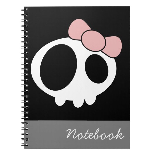 Dunkle-Dame-Notizbuch Notizblock (Vorderseite)
