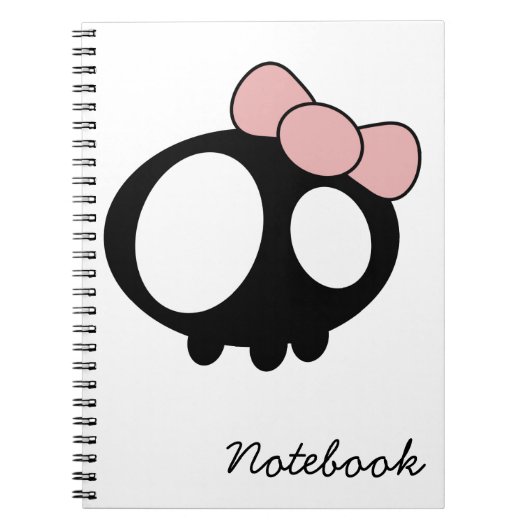 Dunkle-Dame-Notizbuch Notizblock (Vorderseite)