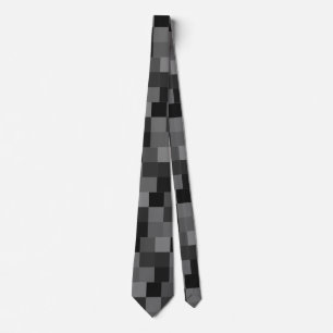 Dunkle digitale Dazzle-Camouflage Krawatte