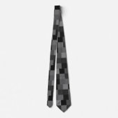 Dunkle digitale Dazzle-Camouflage Krawatte (Rückseite)