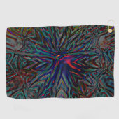 Dunkle digitale rostig und rustikal geprägte Marki Golfhandtuch (Horizontal)