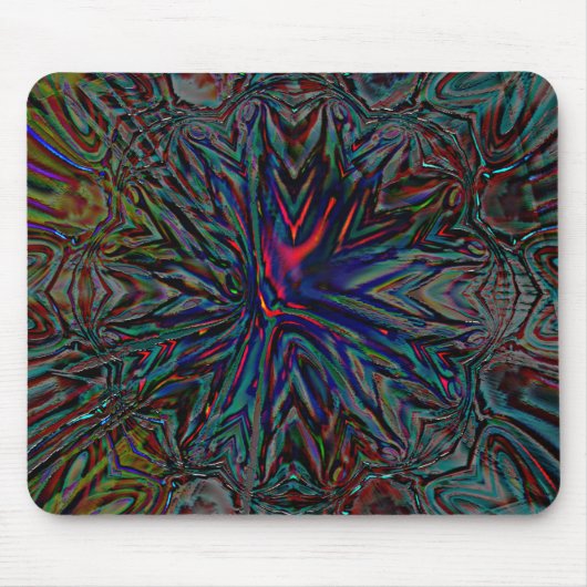 Dunkle digitale rostig und rustikal geprägte Marki Mousepad (Vorne)