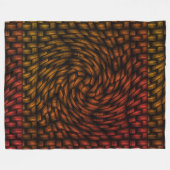 Dunkle Disturbia Fleece Blanket (Vorderseite (Horizontal))