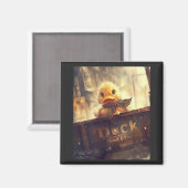 Dunkle Duck About & Find Out Magnet (Vorderseite/Rückseite)