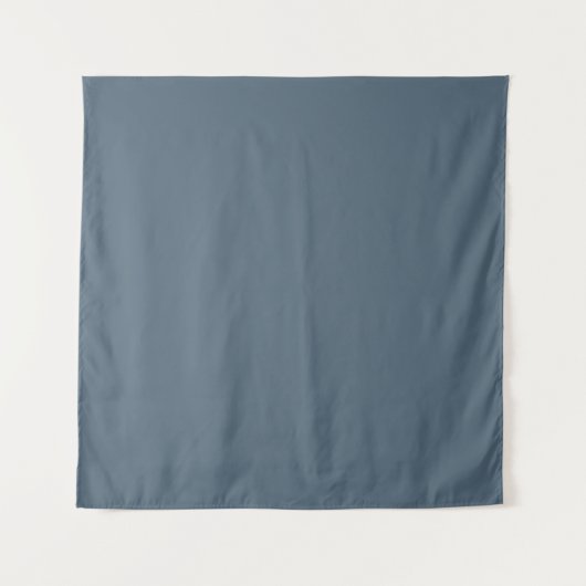 Dunkle Electric Blue Solid Color Wandteppich (Vorderseite)