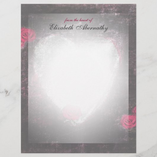 Dunkle Elegante Rose (Vorderseite)