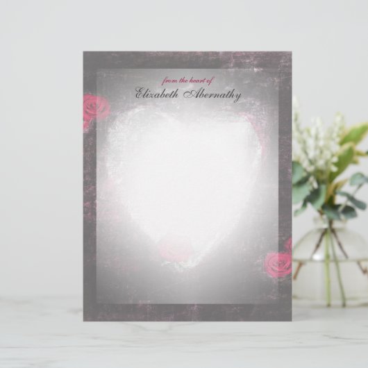 Dunkle Elegante Rose (Stehend Vorderseite)