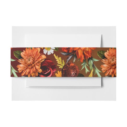 Dunkle Elegante Sommer Sonnenuntergang Blumenblur Einladungsbanderole (Vorderseite Beispiel)