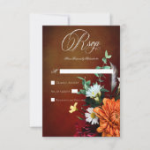 Dunkle elegante Sommersonnenstraße RSVP Karte (Vorderseite)