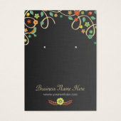 Dunkle, elegante, wirbelfarbene, blühende Ohrwurfk (Vorderseite)