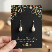 Dunkle, elegante, wirbelfarbene, blühende Ohrwurfk