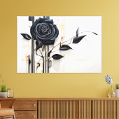 Dunkle Eleganz Leinwanddruck (Insitu (Wohnzimmer))
