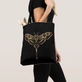 Dunkle Eleganz Noir & Gold Tasche (Von Nahem)