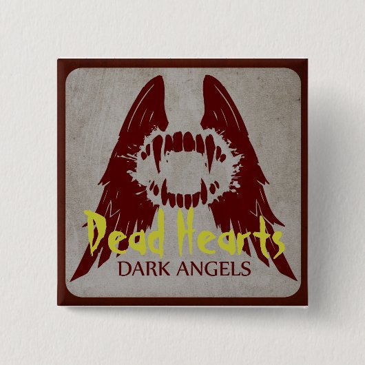 Dunkle Engel - tote Herz-Romane Button (Vorderseite)