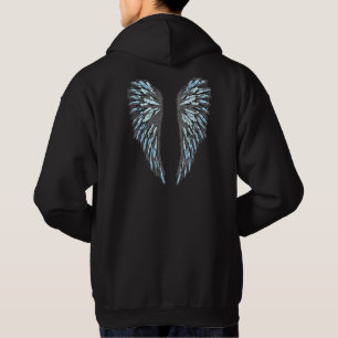 Dunkle Engels-Flügel Hoodie