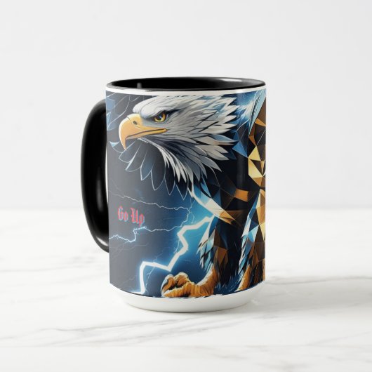 Dunkle Engle Cup Tasse (Vorderseite Links)