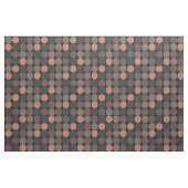 Dunkle Erde Geometrisches Kreis-Punkte-Design Stoff (Fat Quarter (45,7 x 55,9 cm))