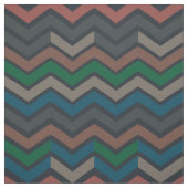 Dunkle Erde Waldlandschaft Zickzack-Chevron Stoff (Muster)