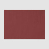 Dunkle erdige rote Farbexplosion Seidenpapier (Vorderseite)