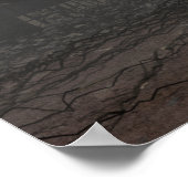 Dunkle Fairy im Mondlicht Poster (Ecke)