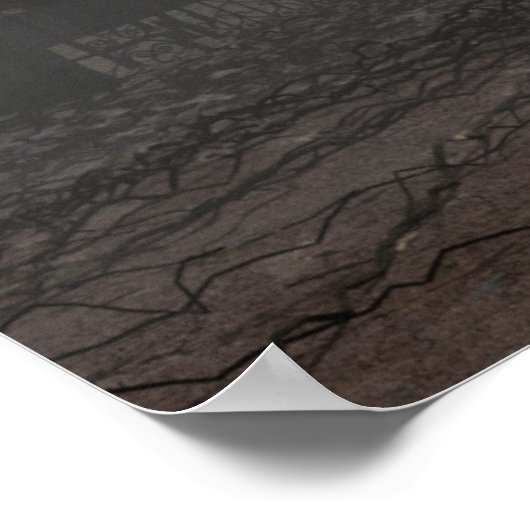 Dunkle Fairy im Mondlicht Poster (Ecke)