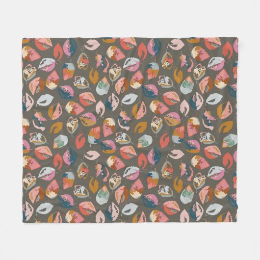 Dunkle Fallende Blätter werfen Decke (Vorderseite (Horizontal))