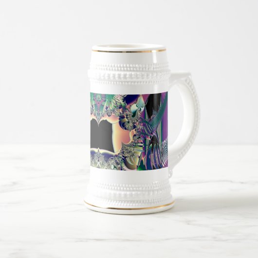 Dunkle Fantasie Bierglas (VorderseiteRechts)