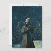 Dunkle Fantasie | Flache Feiertagskarte (Vorderseite)
