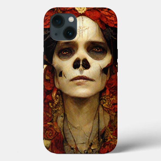 Dunkle Fantasie Gothic Skull Frau 3 Case-Mate iPhone Hülle (Rückseite)