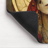 Dunkle Fantasie Gothic Skull Frau 3 Mousepad (Ecke)